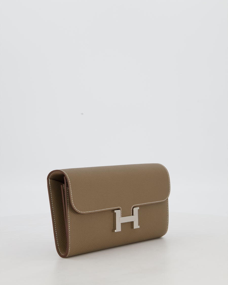 Hermès Constance To Go Bag in Etoupe Epsom Leather with Palladium Hardware