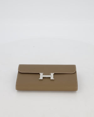 Hermès Constance To Go Bag in Etoupe Epsom Leather with Palladium Hardware