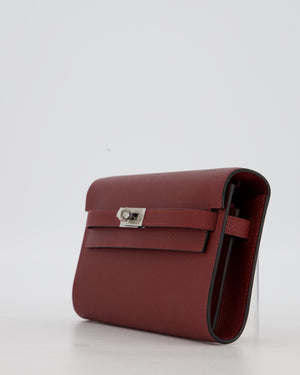 Hermès Kelly To Go Bag in Rouge H Epsom Leather with Palladium Hardware