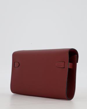 Hermès Kelly To Go Bag in Rouge H Epsom Leather with Palladium Hardware