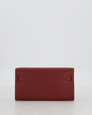 Hermès Kelly To Go Bag in Rouge H Epsom Leather with Palladium Hardware