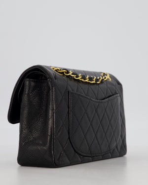 *RARE* Chanel Vintage Black Small Classic Double Flap Bag in Caviar Leather with 24K Gold Hardware