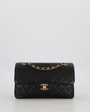*RARE* Chanel Vintage Black Small Classic Double Flap Bag in Caviar Leather with 24K Gold Hardware