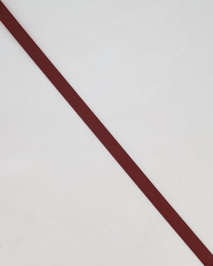 Hermès H Belt in Rouge H Swift Leather Size 70cm
