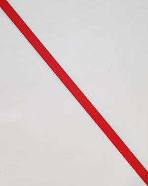 Hermès H Belt in Rouge H Swift Leather Size 70cm
