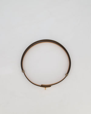 Hermès Kelly-To-Go Belt in Etoupe Epsom Leather with Rose Gold Hardware