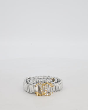 Chanel 20/P Black Belt with CC Star Embellished Detail Size 70cm