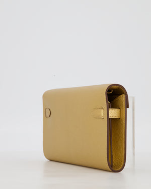 Hermès Kelly To Go Bag in Doré Chevre Chamkila Leather with Gold Hardware