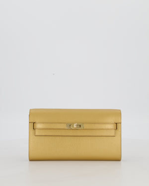 Hermès Kelly To Go Bag in Doré Chevre Chamkila Leather with Gold Hardware