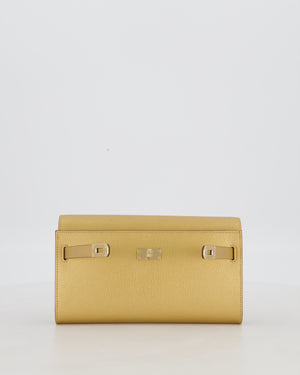 Hermès Kelly To Go Bag in Doré Chevre Chamkila Leather with Gold Hardware