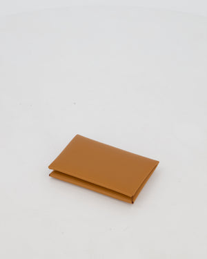 Hermès Calvi Verso Card Holder in Epsom Leather in Gold