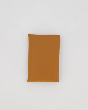 Hermès Calvi Verso Card Holder in Epsom Leather in Gold
