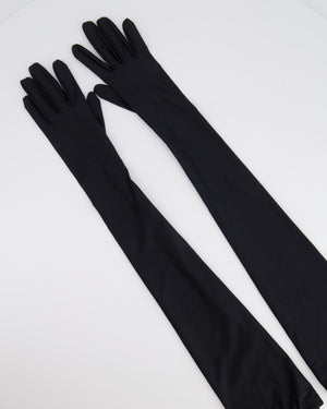 Balenciaga Black Opera Gloves Size FR38