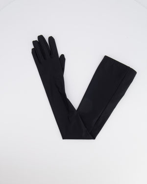 Balenciaga Black Opera Gloves Size FR38