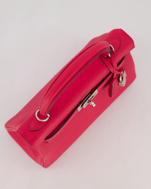 *RARE* Hermès Kelly Retourne Bag in Rose Mexico Togo Leather with Palladium Hardware