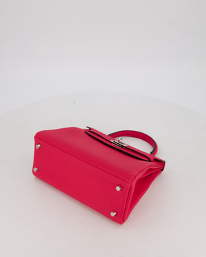 *RARE* Hermès Kelly Retourne Bag in Rose Mexico Togo Leather with Palladium Hardware