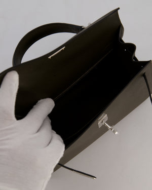 *NEW COLOUR* Hermès Kelly 25 Sellier Bag in Vert Loden Epsom Leather with Palladium Hardware