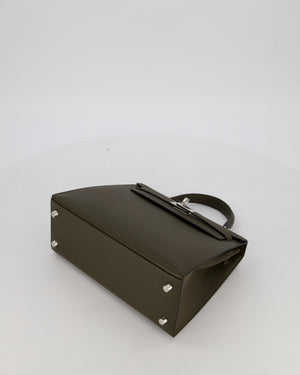 *NEW COLOUR* Hermès Kelly 25 Sellier Bag in Vert Loden Epsom Leather with Palladium Hardware