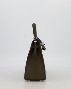 *NEW COLOUR* Hermès Kelly 25 Sellier Bag in Vert Loden Epsom Leather with Palladium Hardware
