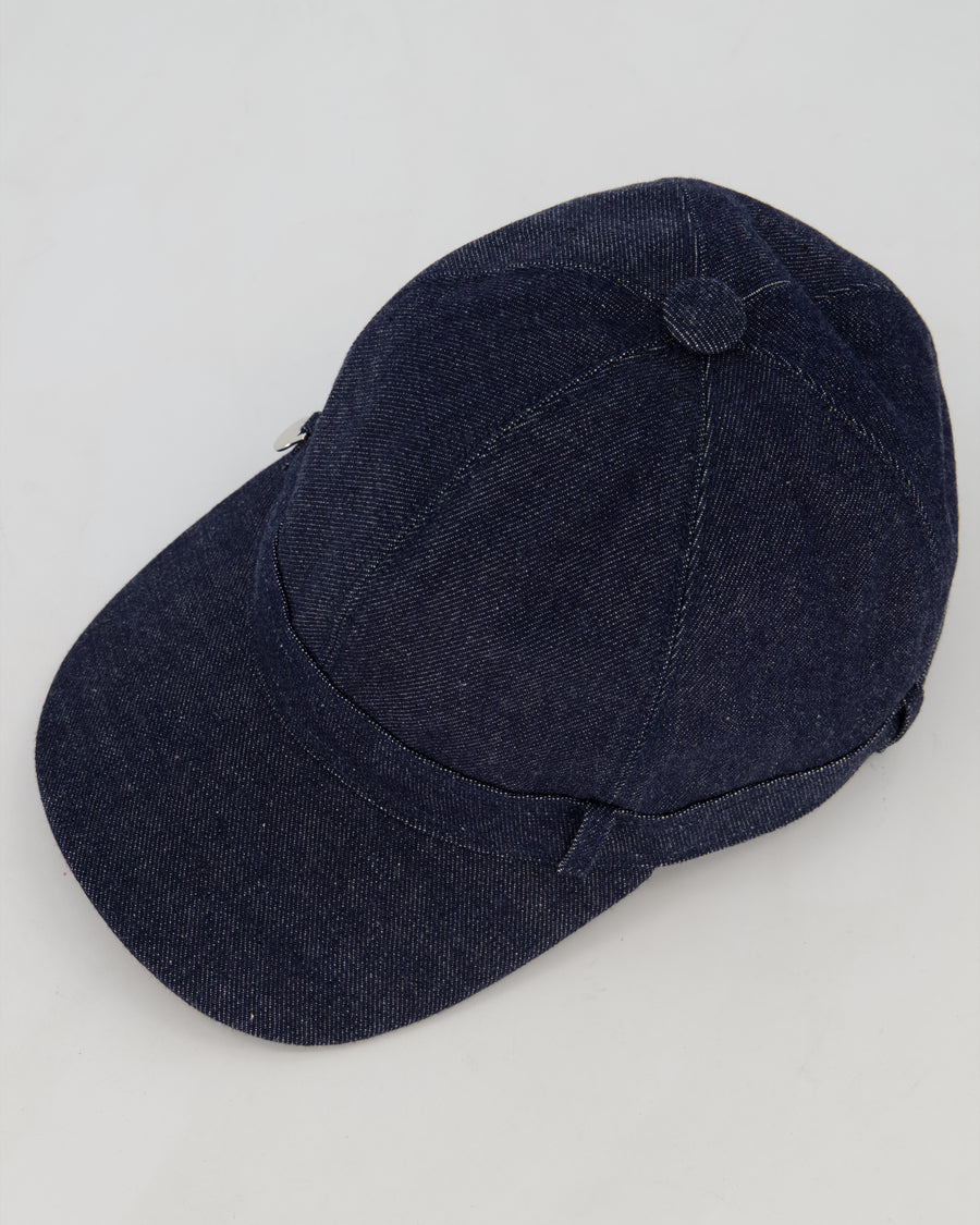 Hermès Dark Denim Joanne Cap Size 57