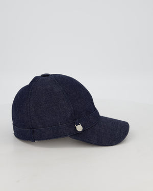 Hermès Dark Denim Joanne Cap Size 57