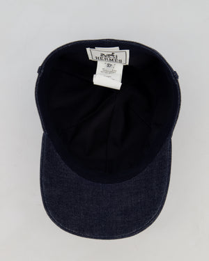 Hermès Dark Denim Joanne Cap Size 57