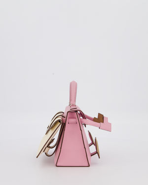 BABA *EXTRA RARE* Hermès Mini Kelly Doll Picto 20 Bag in Mauve Sylvestre, Chai & Lime Epsom Leather with Palladium Hardware