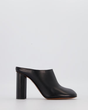 Alaïa Black Calfskin Leather Mules Size EU 37