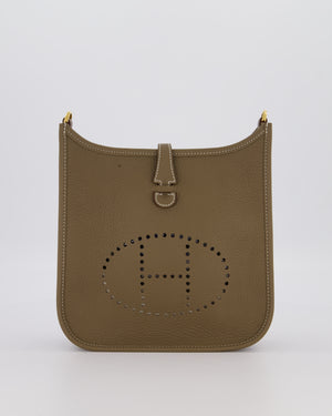 *HOT & RARE* Hermès Evelyne III 23 Bag in Etoupe Taurillon Clemence Leather with Gold Hardware