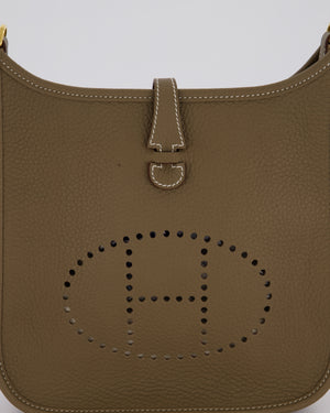 *HOT & RARE* Hermès Evelyne III 23 Bag in Etoupe Taurillon Clemence Leather with Gold Hardware