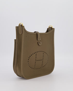 *HOT & RARE* Hermès Evelyne III 23 Bag in Etoupe Taurillon Clemence Leather with Gold Hardware
