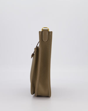*HOT & RARE* Hermès Evelyne III 23 Bag in Etoupe Taurillon Clemence Leather with Gold Hardware