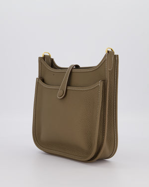 *HOT & RARE* Hermès Evelyne III 23 Bag in Etoupe Taurillon Clemence Leather with Gold Hardware