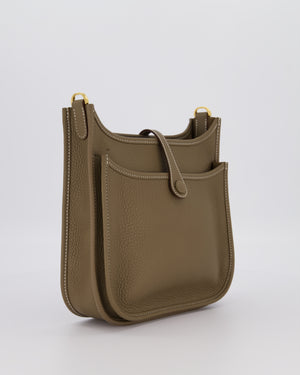 *HOT & RARE* Hermès Evelyne III 23 Bag in Etoupe Taurillon Clemence Leather with Gold Hardware