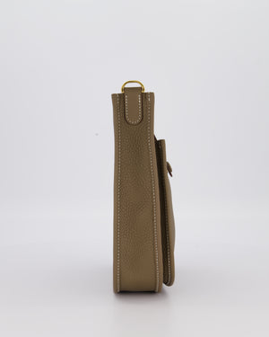 *HOT & RARE* Hermès Evelyne III 23 Bag in Etoupe Taurillon Clemence Leather with Gold Hardware