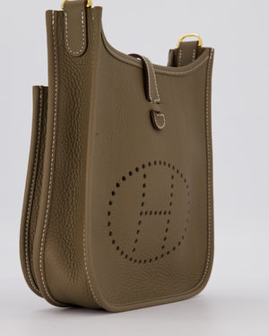 *HOT & RARE* Hermès Evelyne III 23 Bag in Etoupe Taurillon Clemence Leather with Gold Hardware