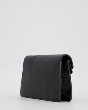 Gucci Black Dionysus Wallet on Chain Bag in Calfskin Leather with Gunmetal Grey Hardware