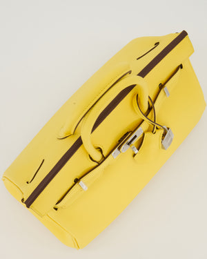 *RARE COLOUR* Hermès Birkin 25 Retourne Bag in Jaune Mango Swift Leather with Palladium Hardware