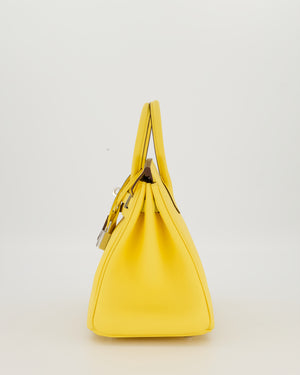 *RARE COLOUR* Hermès Birkin 25 Retourne Bag in Jaune Mango Swift Leather with Palladium Hardware