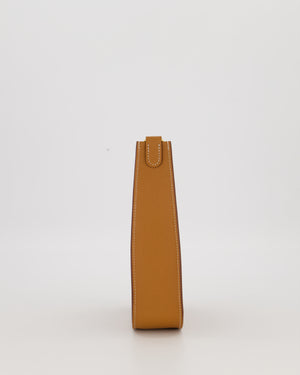 Hermès Gold Mini Evelyne Sellier Bag in Epsom Leather with Gold Hardware