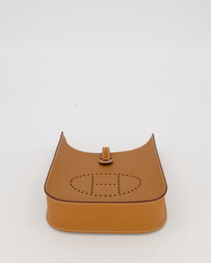Hermès Gold Mini Evelyne Sellier Bag in Epsom Leather with Gold Hardware