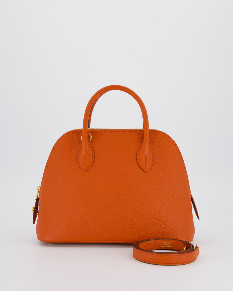 Hermès Bolide 1923 25cm Bag in Terre Battue Epsom Leather with Gold Hardware
