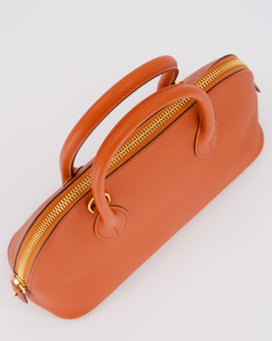 Hermès Bolide 1923 25cm Bag in Terre Battue Epsom Leather with Gold Hardware