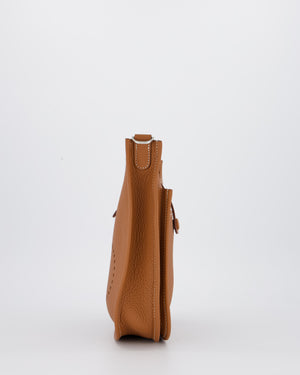 *RARE* Hermès Evelyne III 23 Bag in Gold Taurillon Clemence Leather with Palladium Hardware
