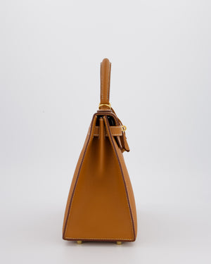 Hermès Kelly 28 Sellier Bag in Gold Epsom Leather with Gold Hardware