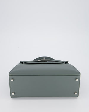 Hermès Kelly 28 Sellier Bag in Vert Amande Epsom Leather with Palladium Hardware