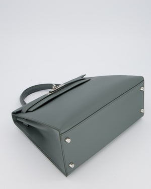 Hermès Kelly 28 Sellier Bag in Vert Amande Epsom Leather with Palladium Hardware