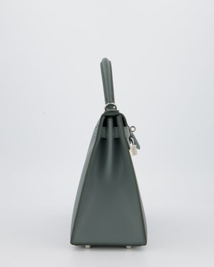 Hermès Kelly 28 Sellier Bag in Vert Amande Epsom Leather with Palladium Hardware