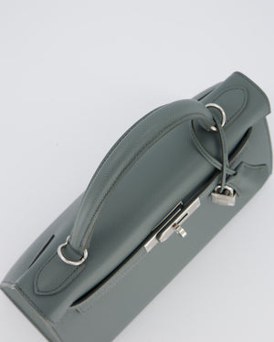 Hermès Kelly 28 Sellier Bag in Vert Amande Epsom Leather with Palladium Hardware