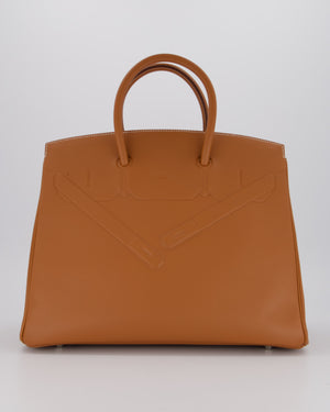 Hermès Birkin 35 Shadow in Gold Swift Leather and Palladium Hardware